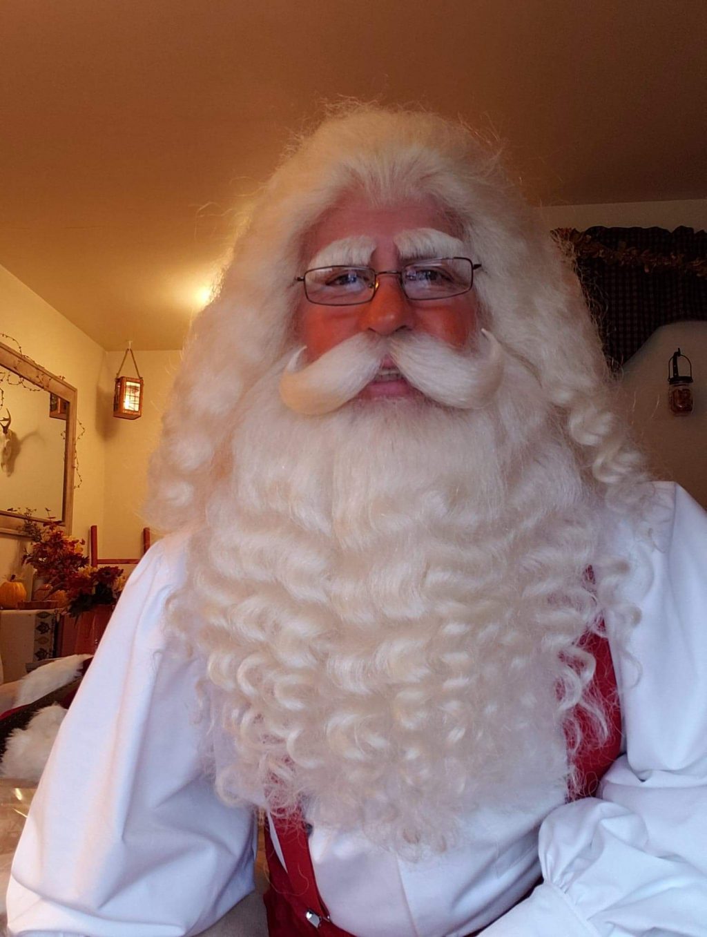 2018 NEW medium wavy yak hair santa claus wig beard set Y-33 - ZM hair