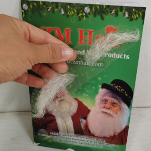 New improved white yak hair santa claus eyebrows E-01