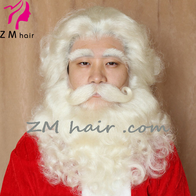 Professional Santa Wig And Beard Set
