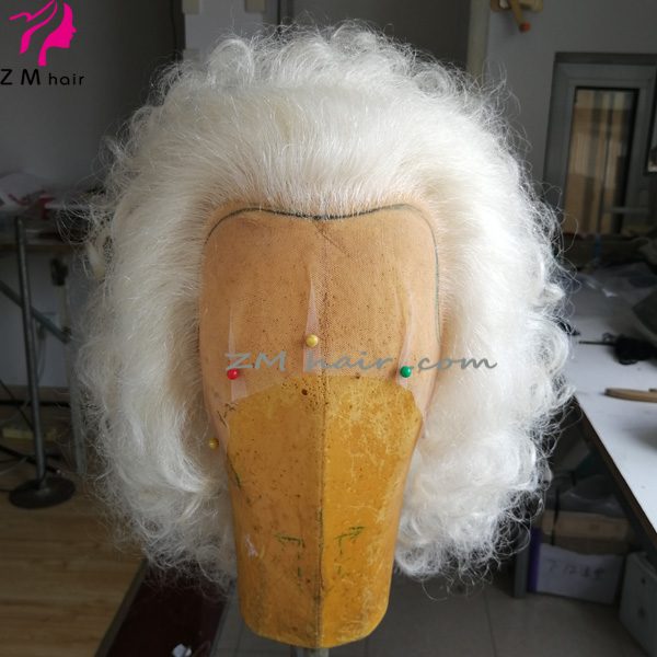Santa claus wig yak hair lace front curly wig W-32 - ZM hair