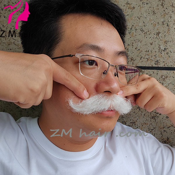 New texture yak hair Santa moustache M-13N - Image 3