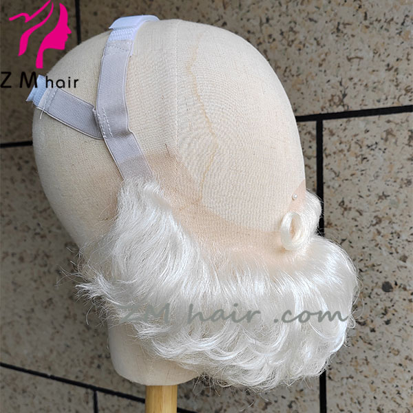 Stock short yak hair Santa beard set K-01 (2) short santa beard