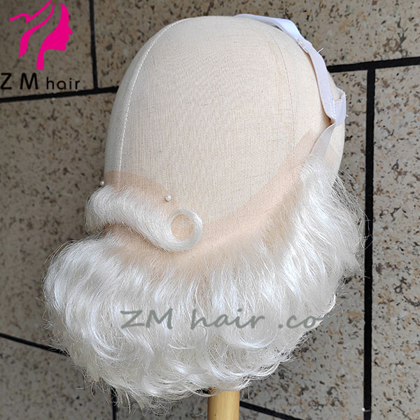 Stock short yak hair Santa beard set K-01 (3) short santa beard