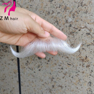 Greyish yak hair Santa moustache